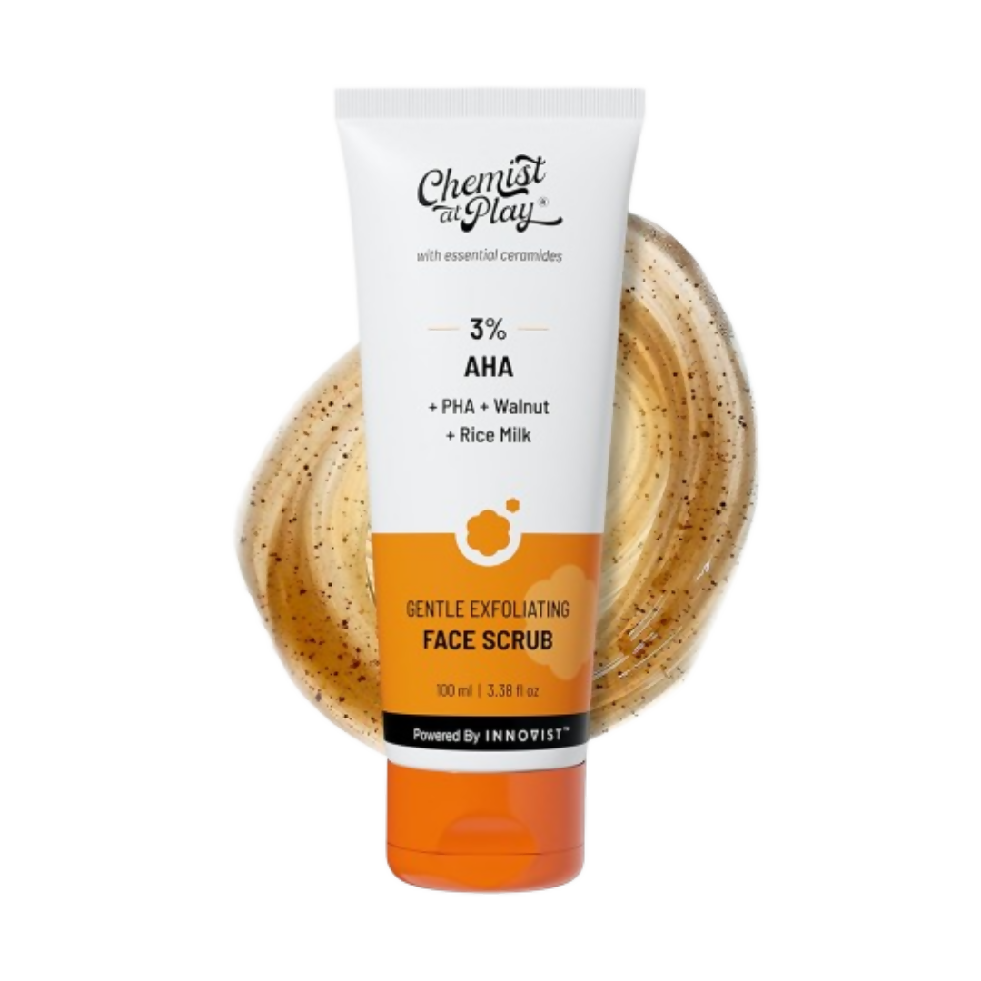 Chemist At Play Gentle Exfoliating Face Scrub With Mandelic Acid & Walnuts