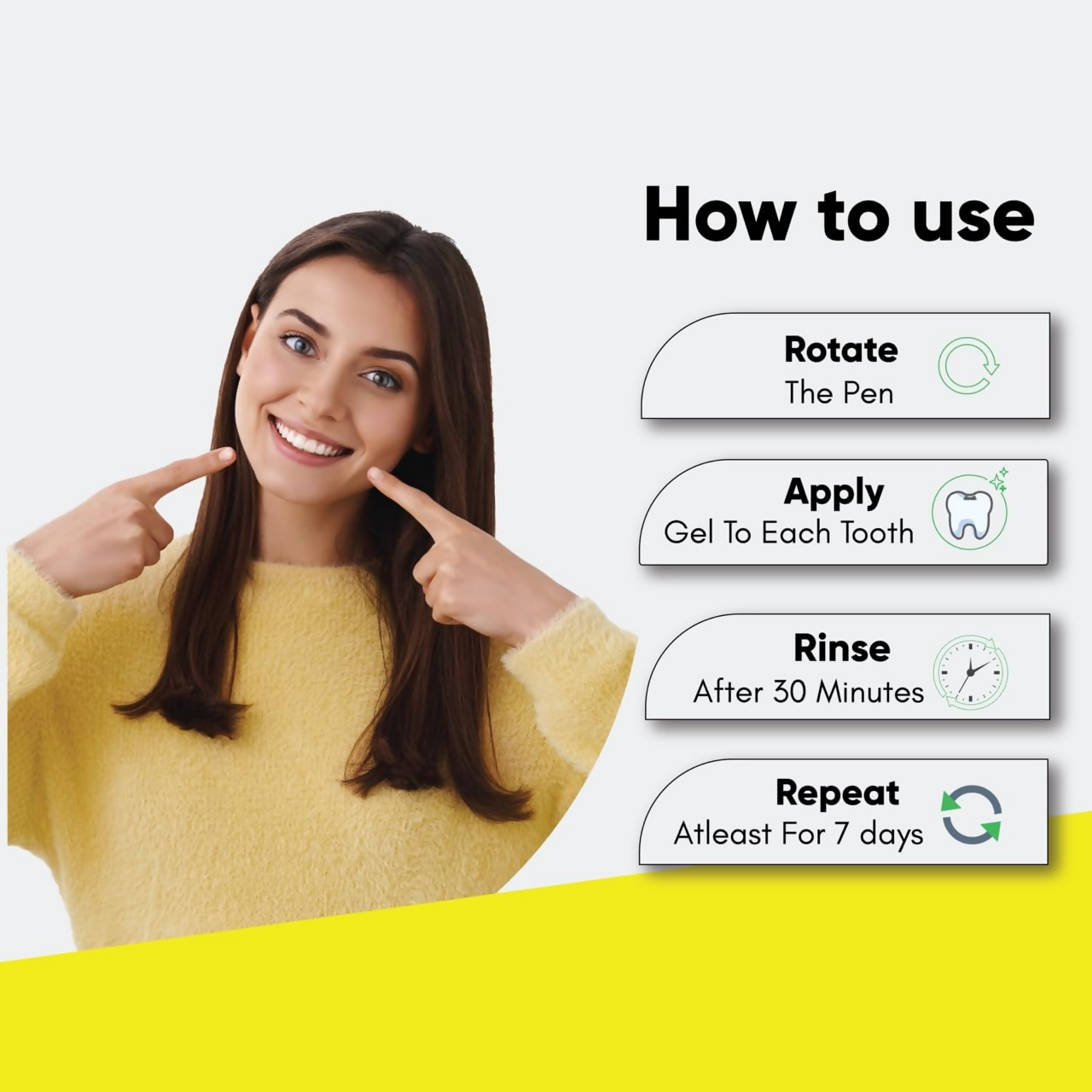 Masofta Teeth Whitening Pen With PAP+ For Yellow and Dark Stains