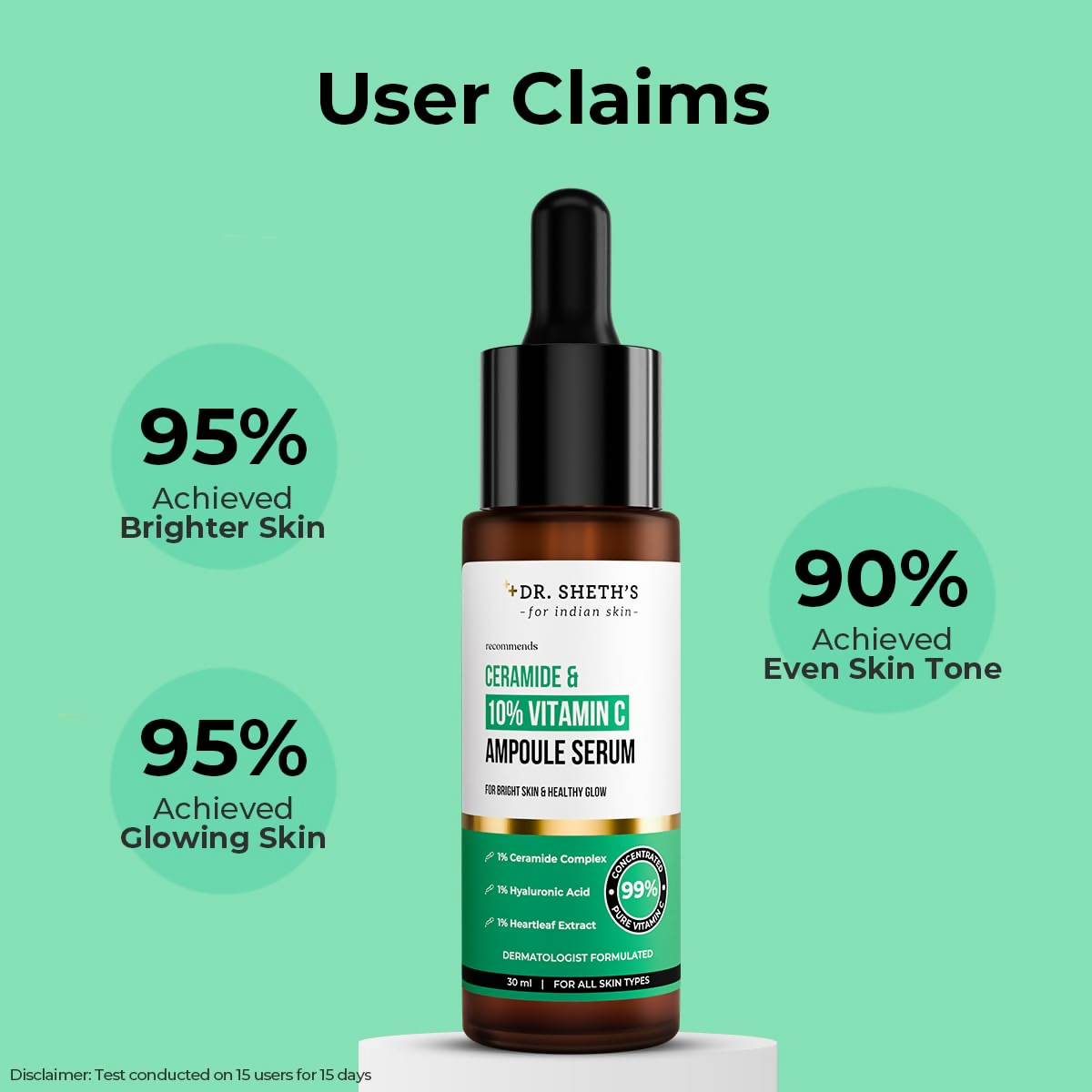 Dr. Sheth's Ceramide & 10% Vitamin C Ampoule Serum