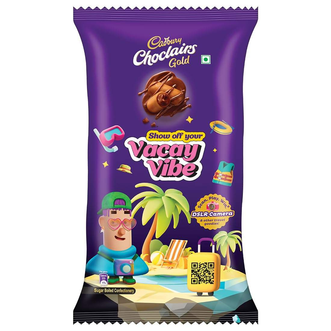 Cadbury Choclairs Gold Candies (chocolatecaramel)