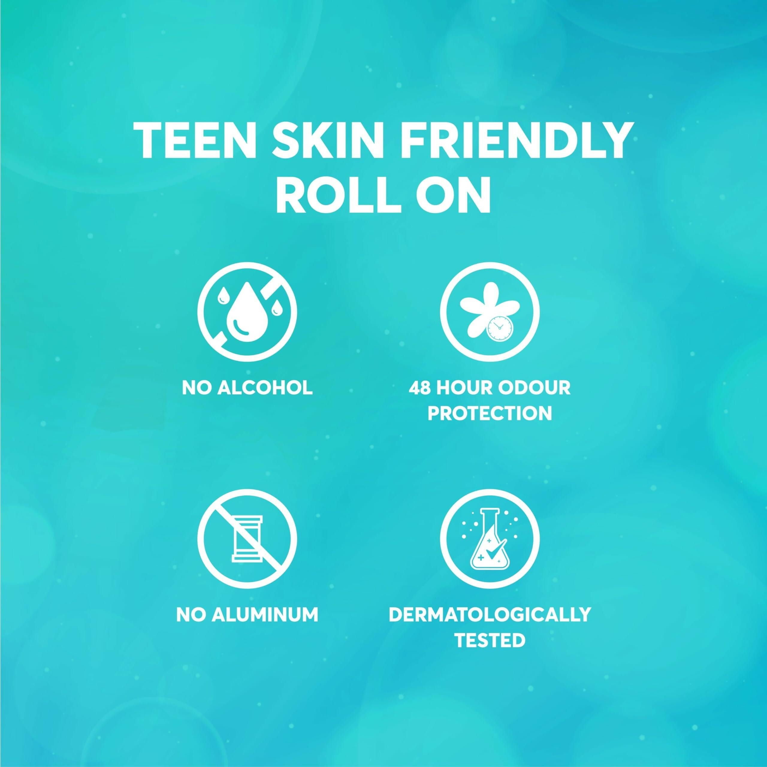 Eva Underarm Roll on Deodorant For Bright, Fresh & Smooth Underarms, Alcohol & Aluminium Free, For Women