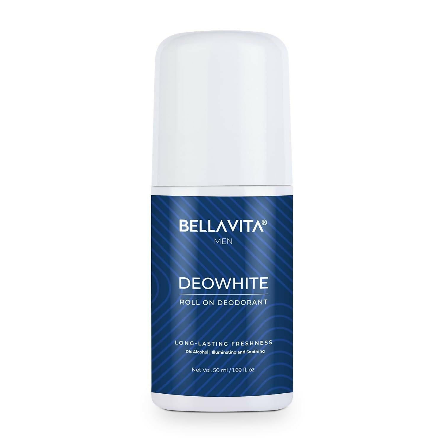 Bella Vita Deo White Natural Underarm Roll On Deodorant for Men