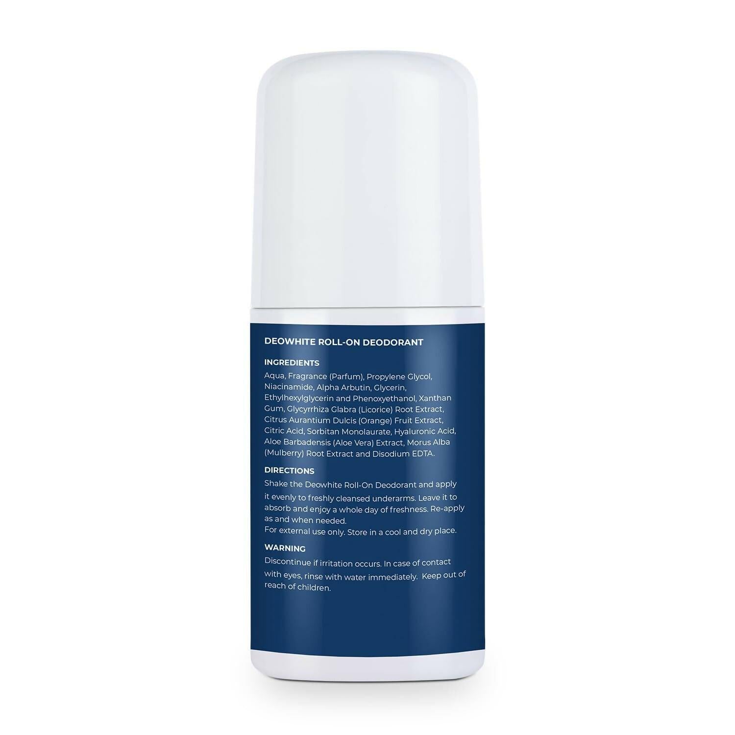 Bella Vita Deo White Natural Underarm Roll On Deodorant for Men