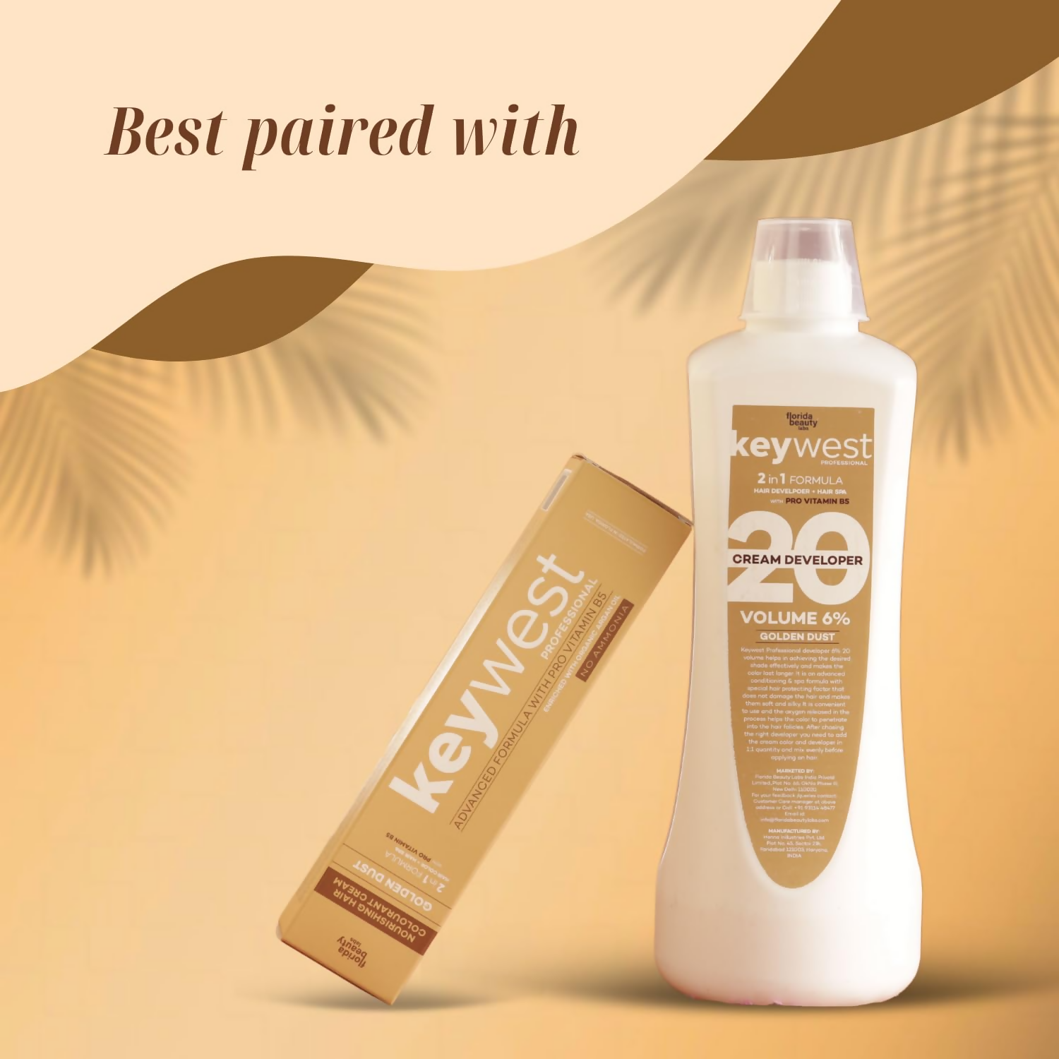 Keywest Professional Hair Color Tube - No. 2 Darkest Brown