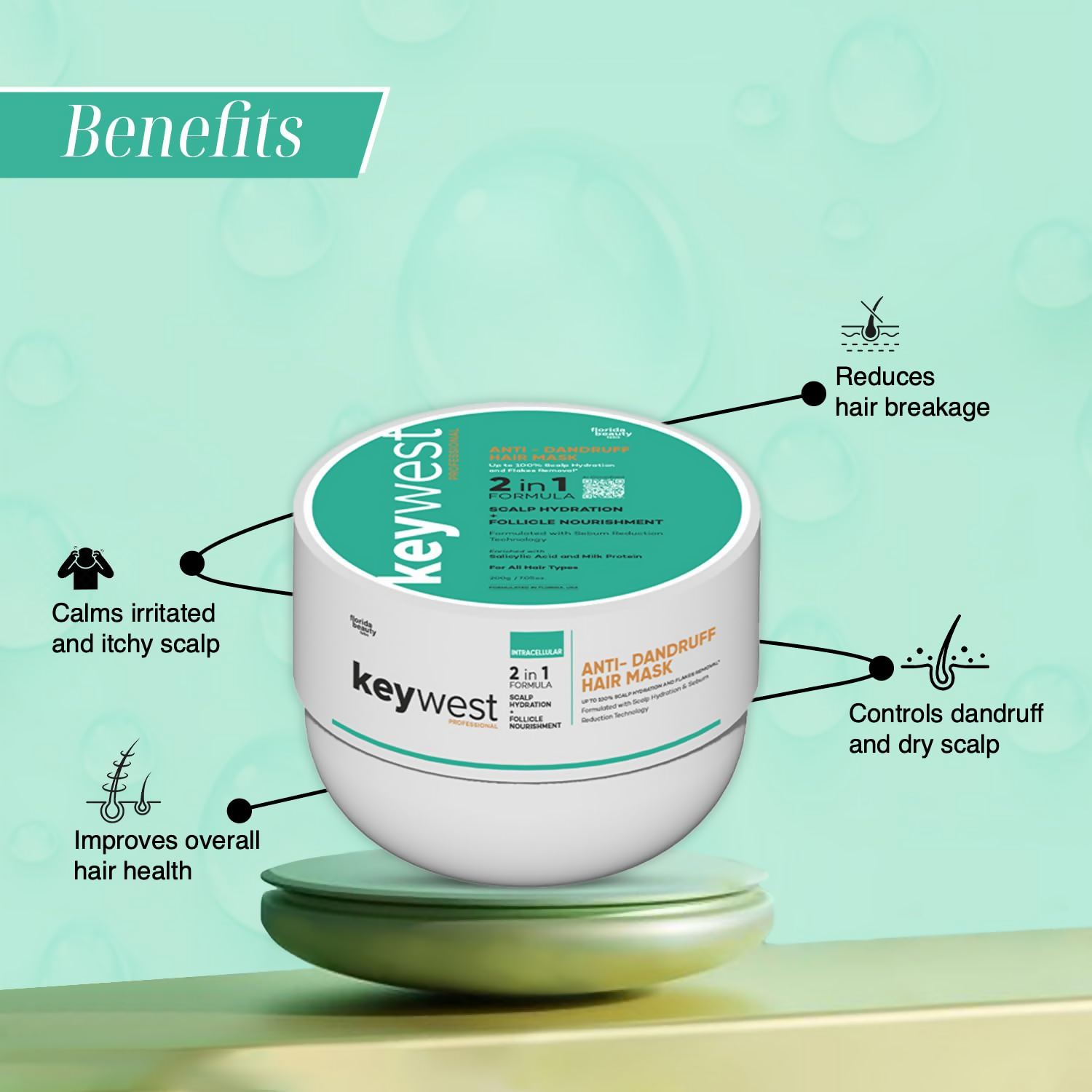 Keywest Professional Anti Dandruff Hair Mask