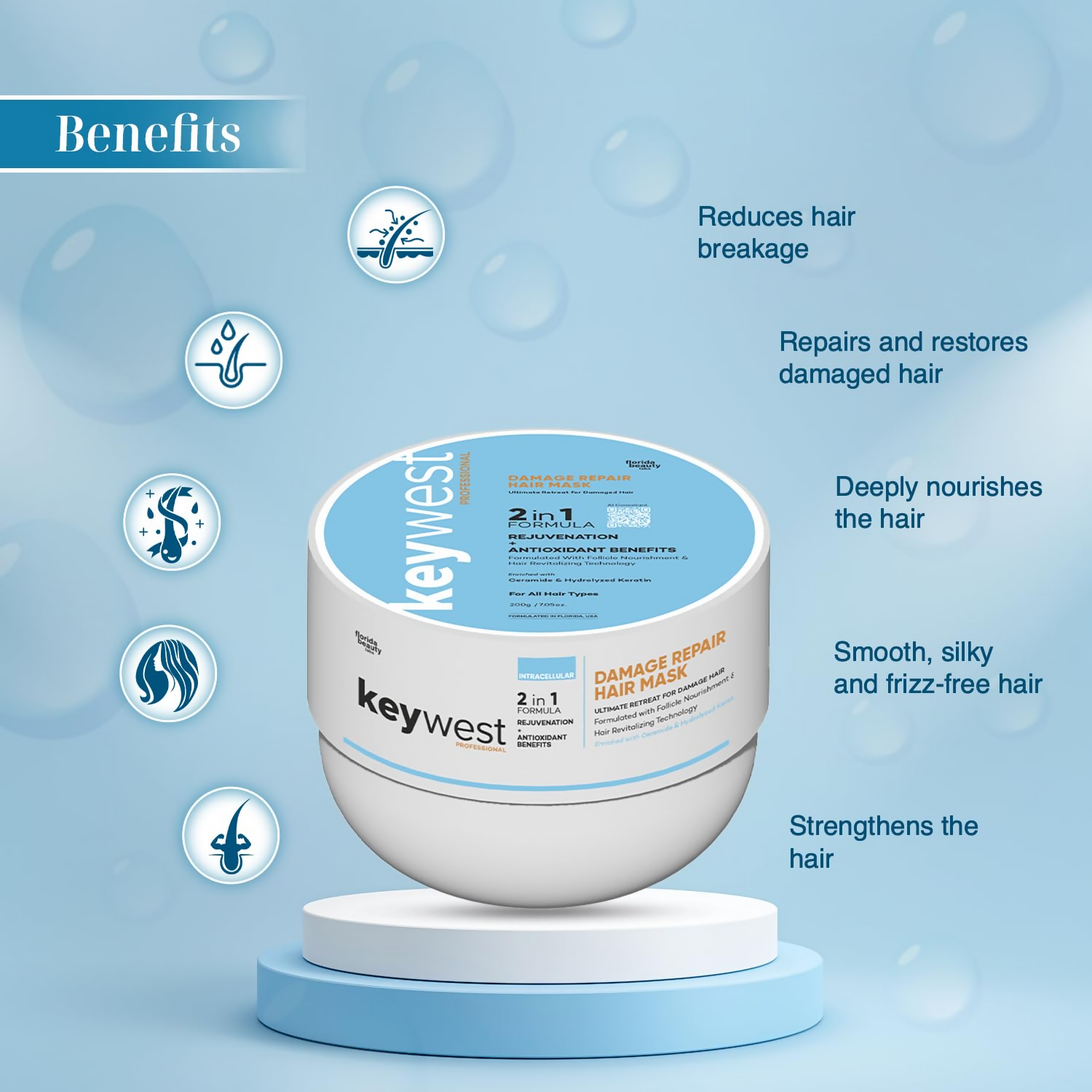 Keywest Professional Damage Repair Hair Mask