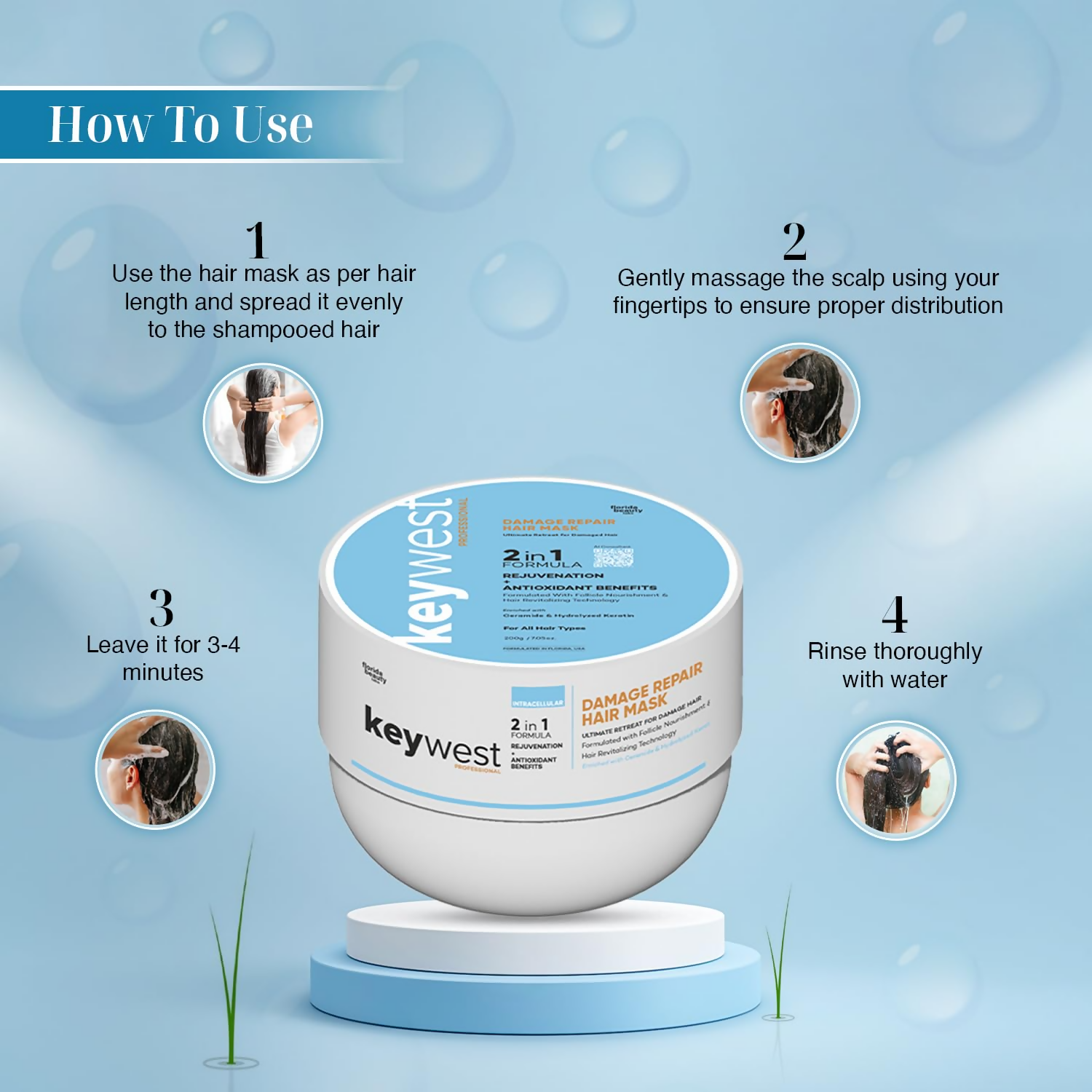 Keywest Professional Damage Repair Hair Mask