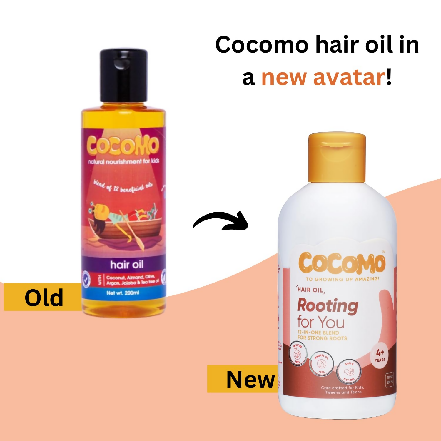 Cocomo Rooting For You Hair Oil With Olive, Almond & Jojoba Oil