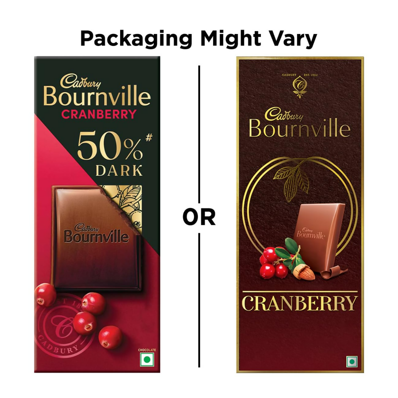 Cadbury Bournville Cranberry Dark Chocolate Bar