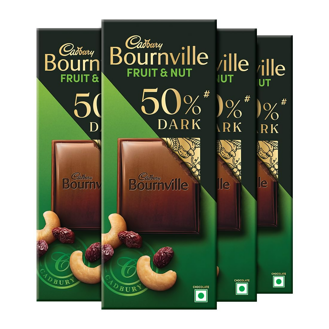 Cadbury Bournville Fruit And Nut Dark Chocolate Bar