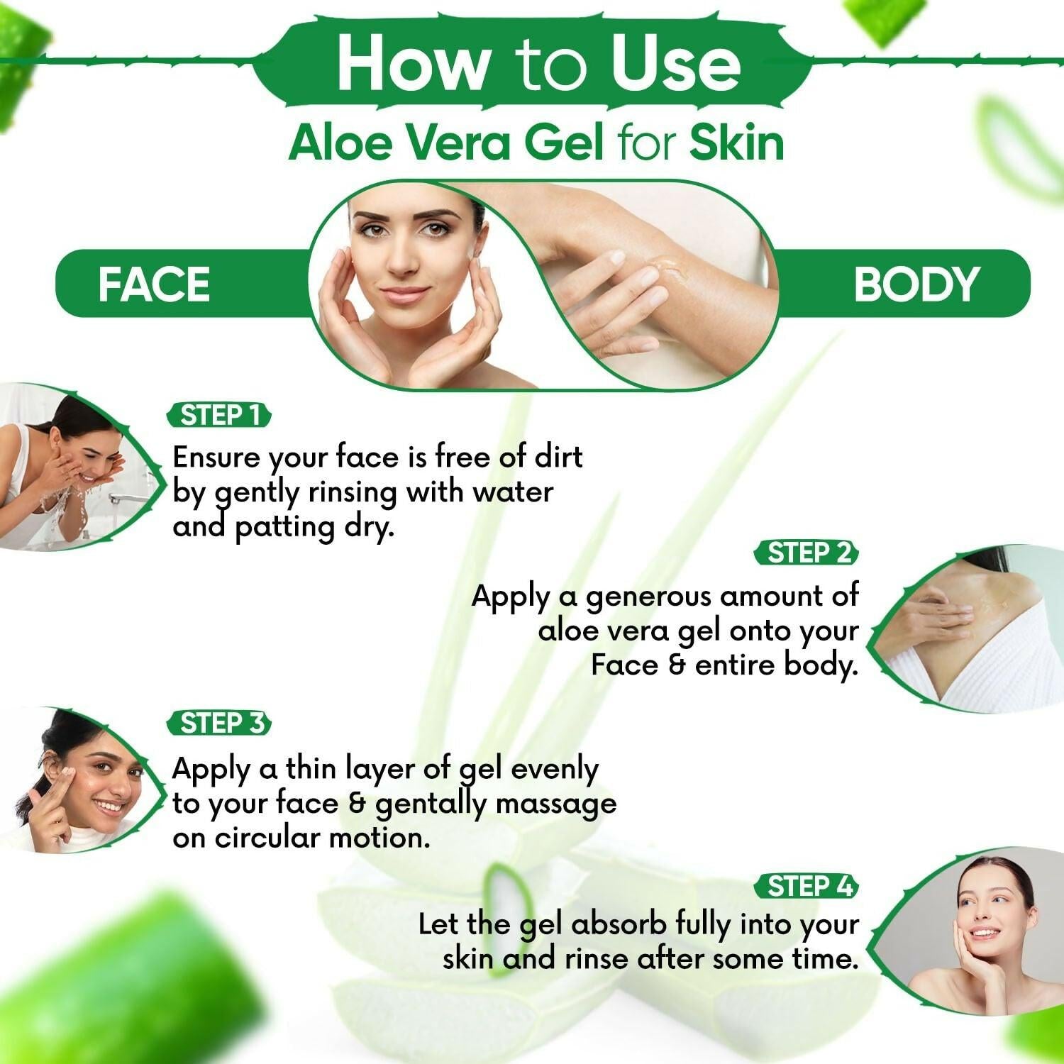 Kazima Pure Aloe Vera Gel For Hair, Acne, Scars, Dark Circles & Sunburn