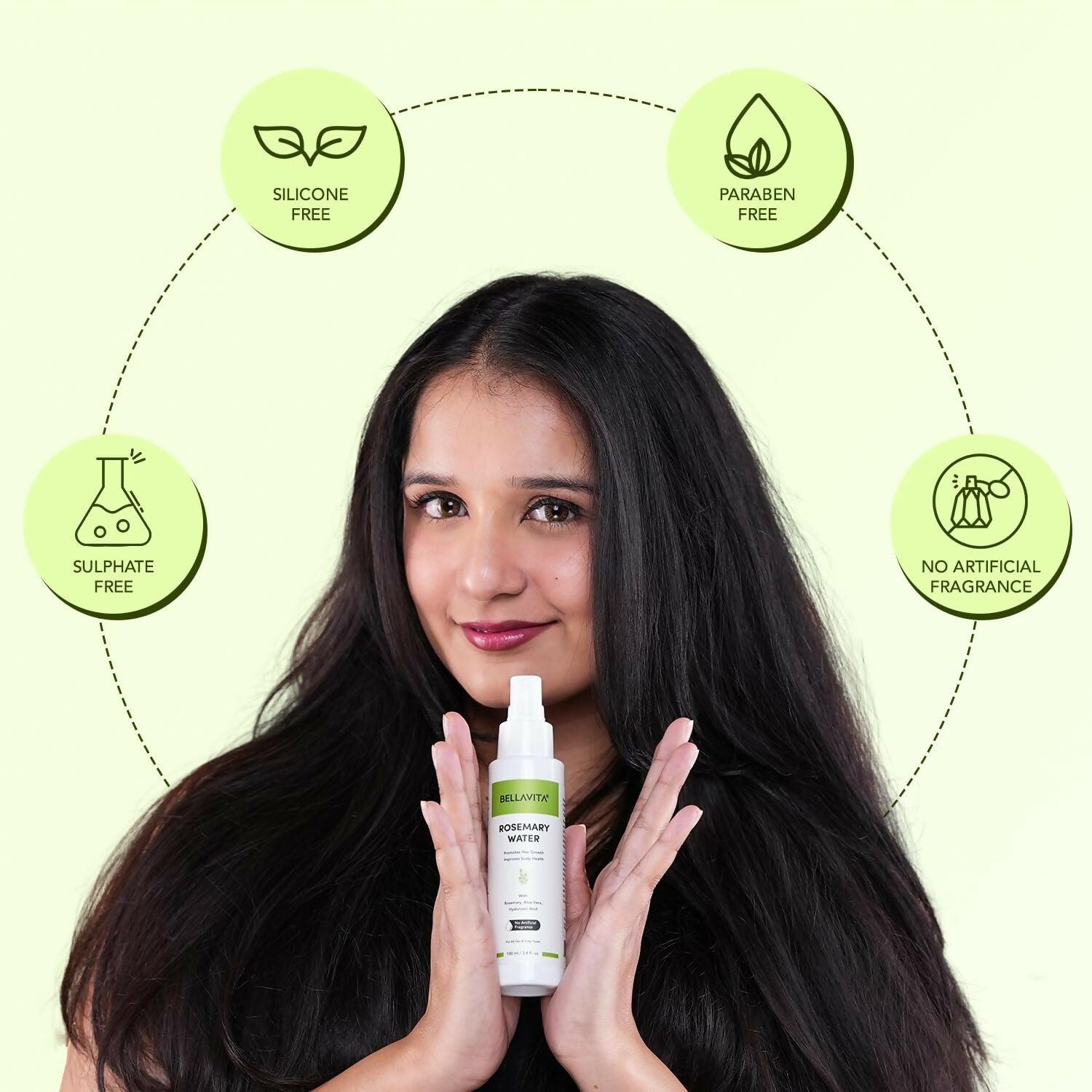 Bella Vita Rosemary Water Spray For Hair Growth