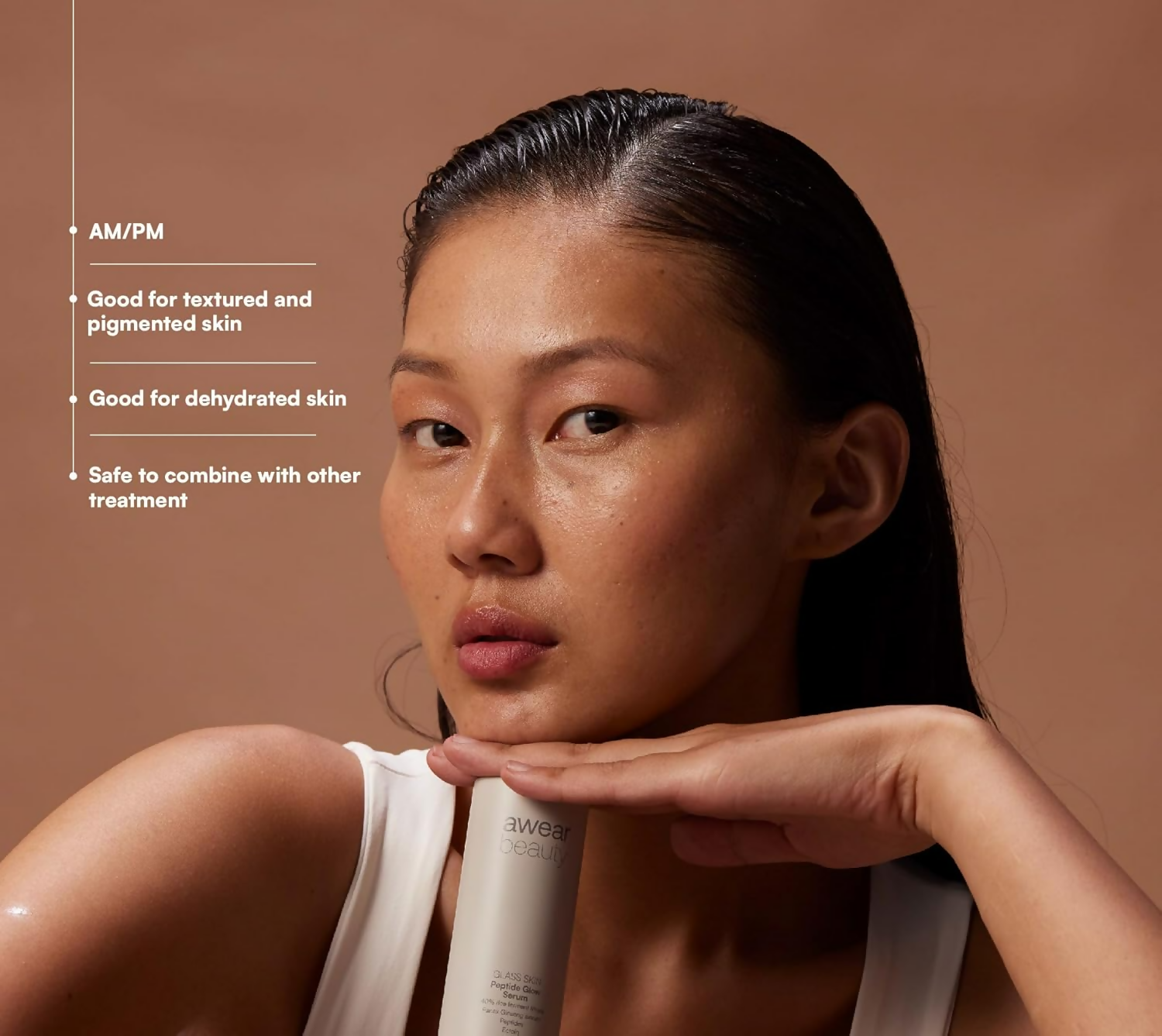 Awear Beauty Glass Skin Peptide Glow Serum