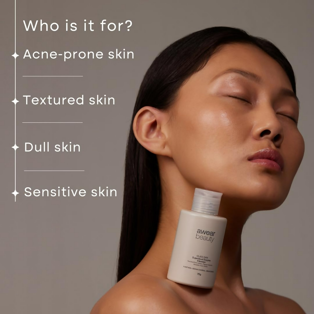 Awear Beauty Glass Skin Superfood Enzyme Cleanser