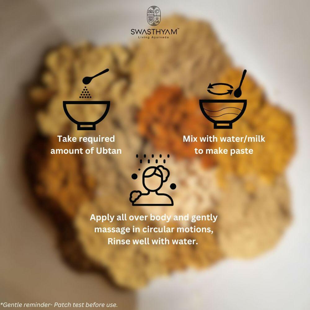 Swasthyam Suvasik Utne - Ayurvedic Herbal Ubtan