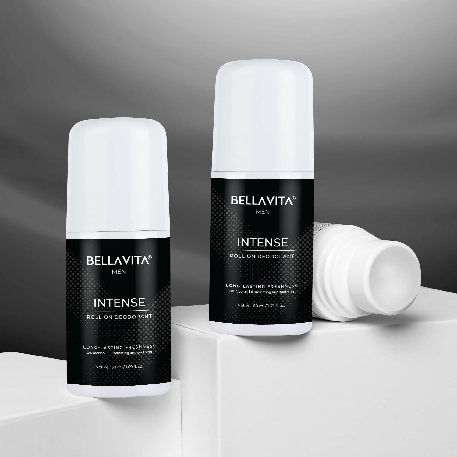 Bella Vita Intense Natural Underarm Roll On Deodorant for Men