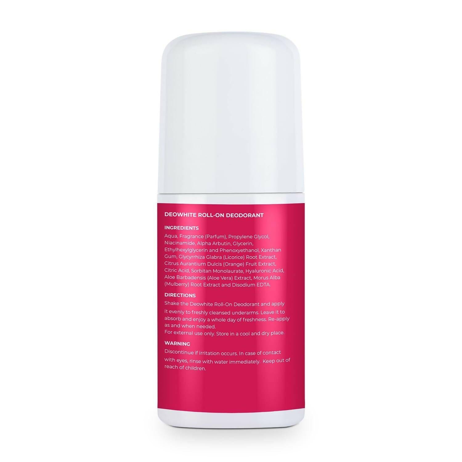 Bella Vita Deo White Natural Underarm Roll On Deodorant for Women