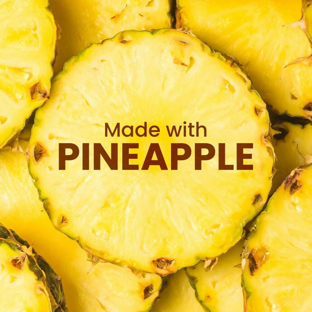 Wild Oak Pina Colada Shea Butter Sugar Scrub with Vegan Collagen & Peptides For Tan Removal & Smooth Skin