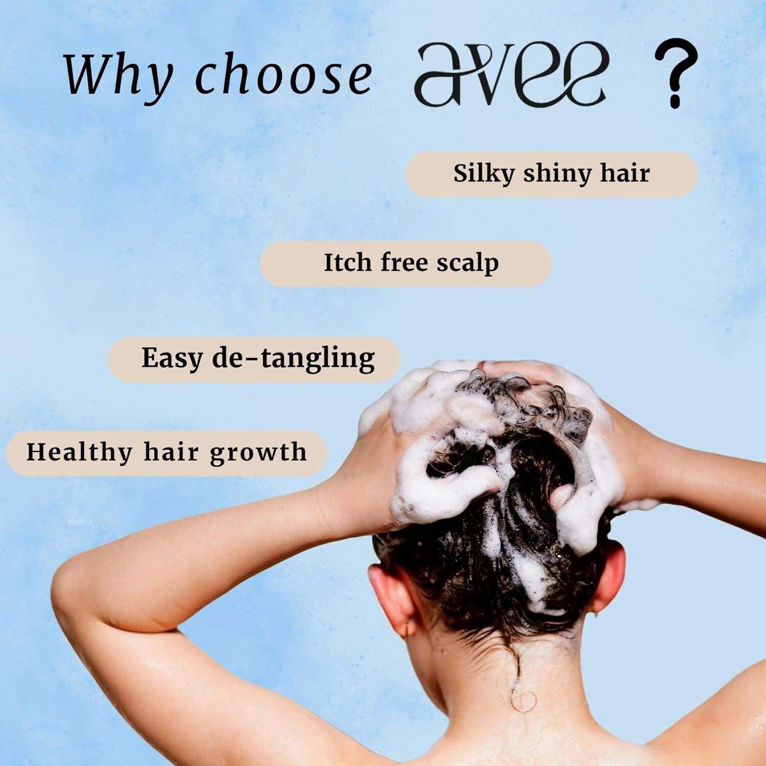 Avee Kids Shampoo for 5 to 12 Yrs, Silky & Shiny Hair, Easy Detangling, Reduces Itchy Scalp & Hair Fall