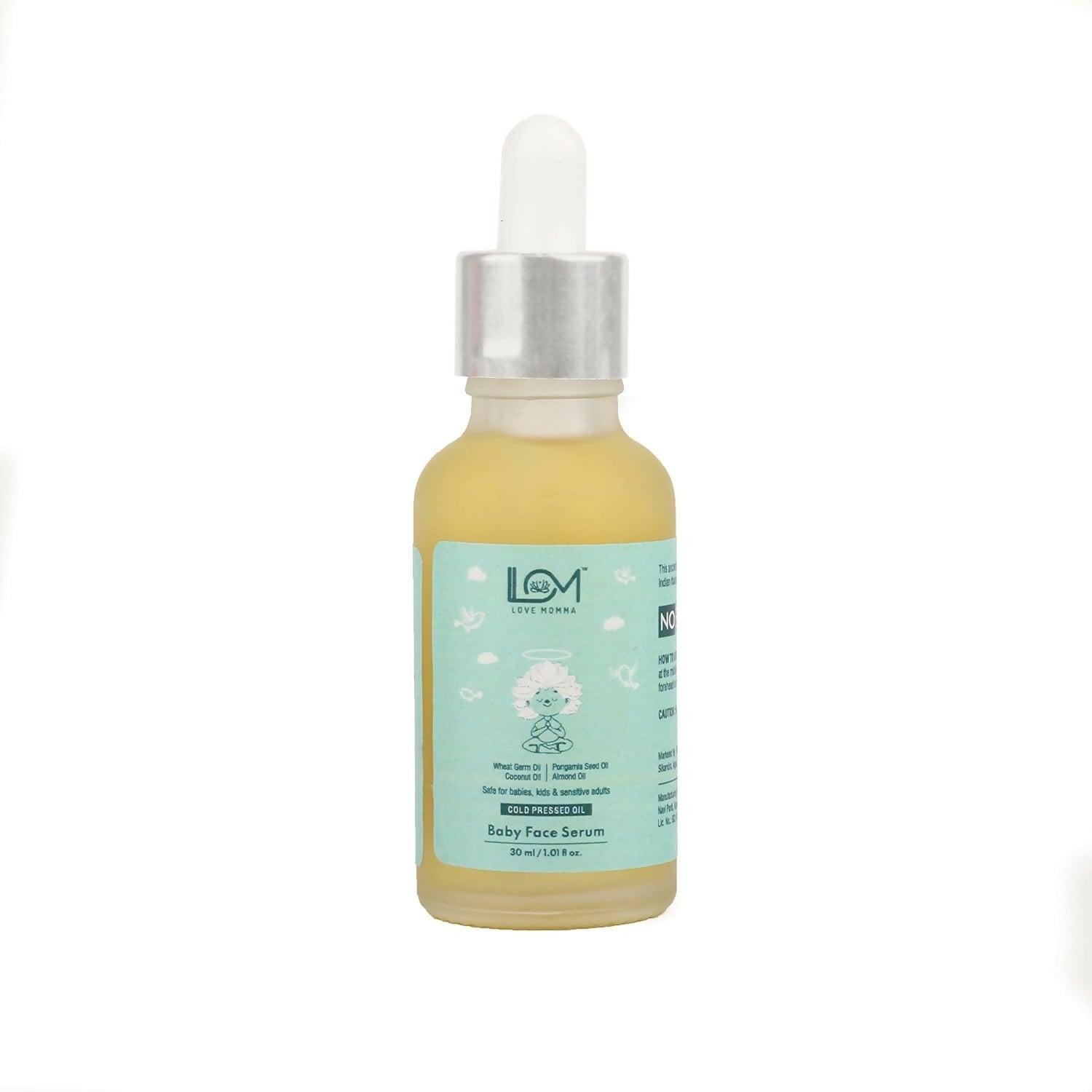 Love Momma Cold Pressed Oil Baby Face Serum, Revitalize Your Baby's Skin