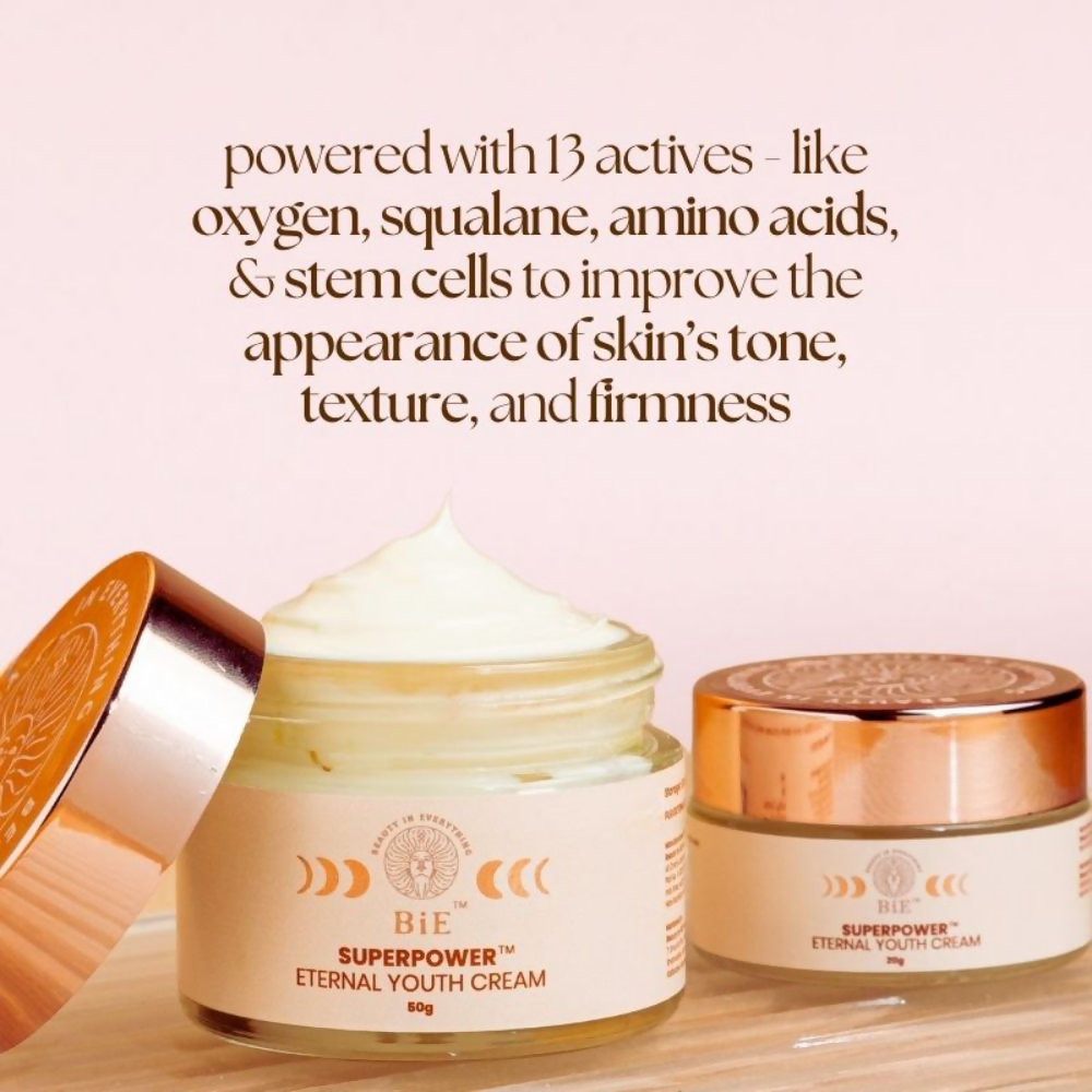 BiE Superpower Eternal Youth Cream With Collagen Boosters For Brightening & Anti-Aging