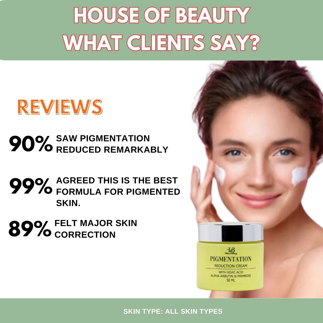 House of Beauty Pigmentation Reduction Cream