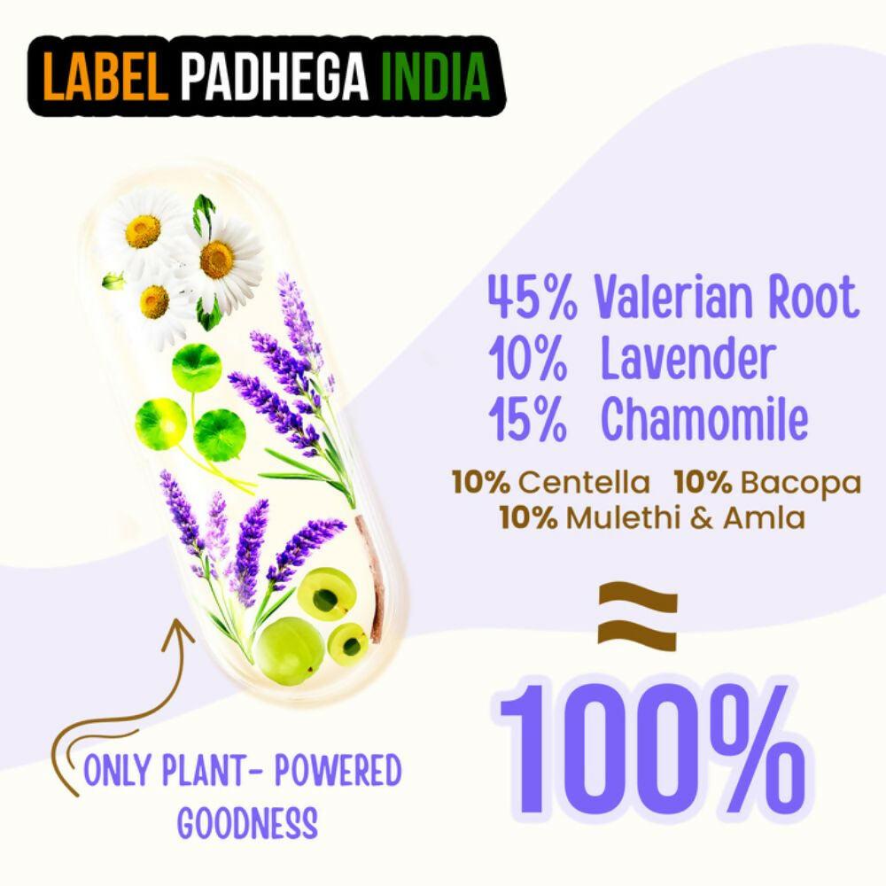 The Naked Truth Melatonin Free Plant Based Sleep Capsules