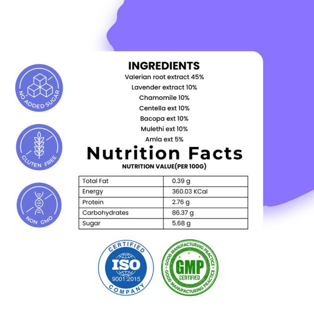 The Naked Truth Melatonin Free Plant Based Sleep Capsules