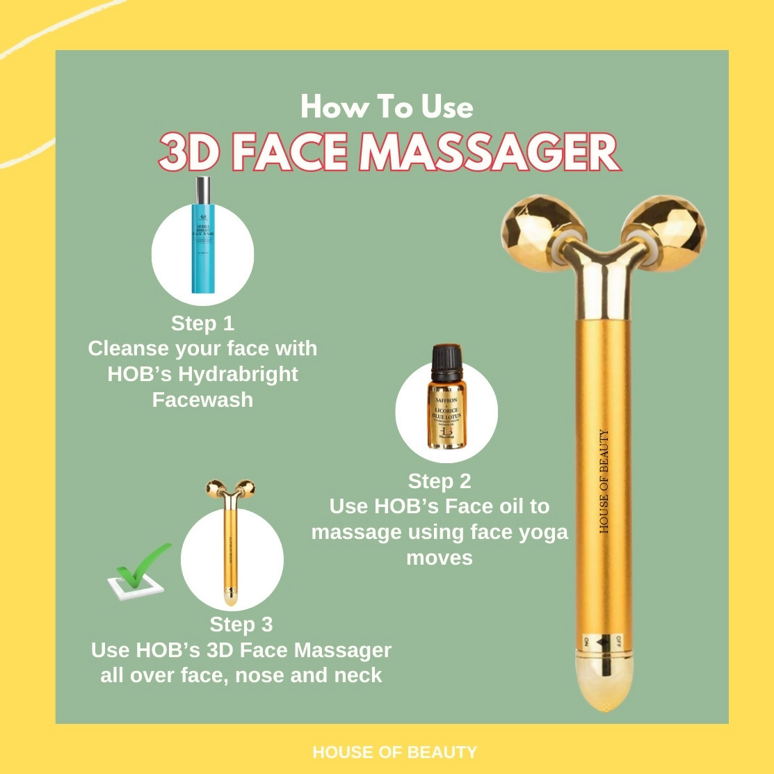 House of Beauty 3D Face Massager