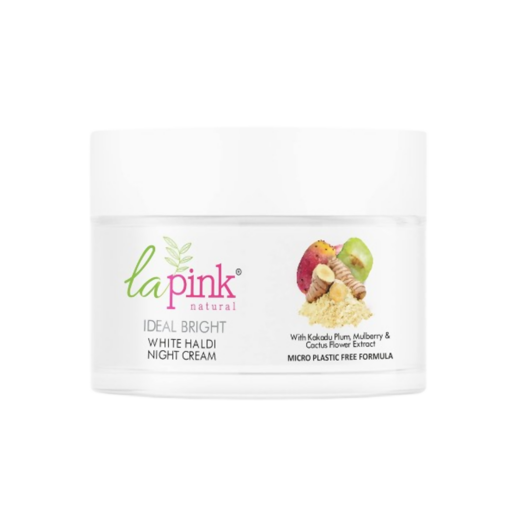 La Pink Ideal Bright Night Cream With White Haldi