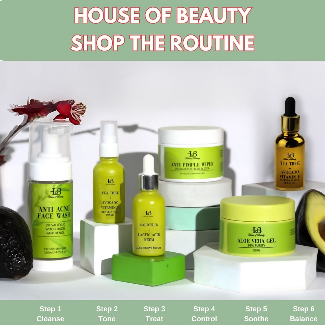 House of Beauty Anti Pimple Wipes