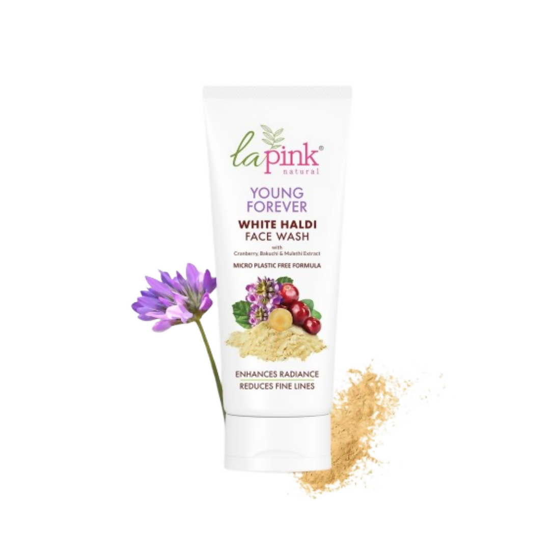 La Pink Young Forever White Haldi Face Wash