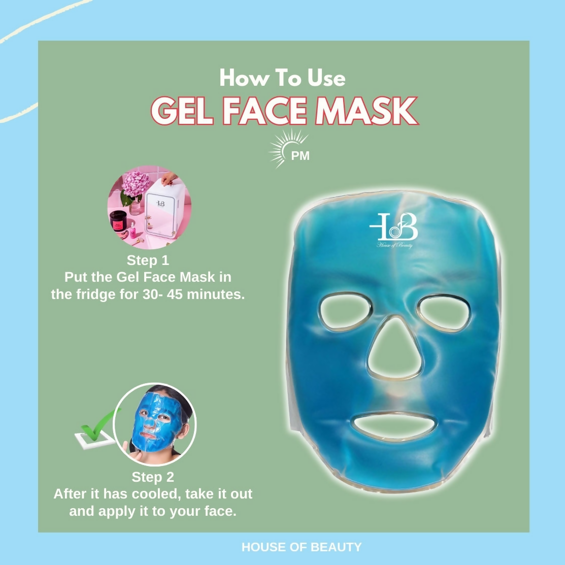 House of Beauty Gel Face Mask