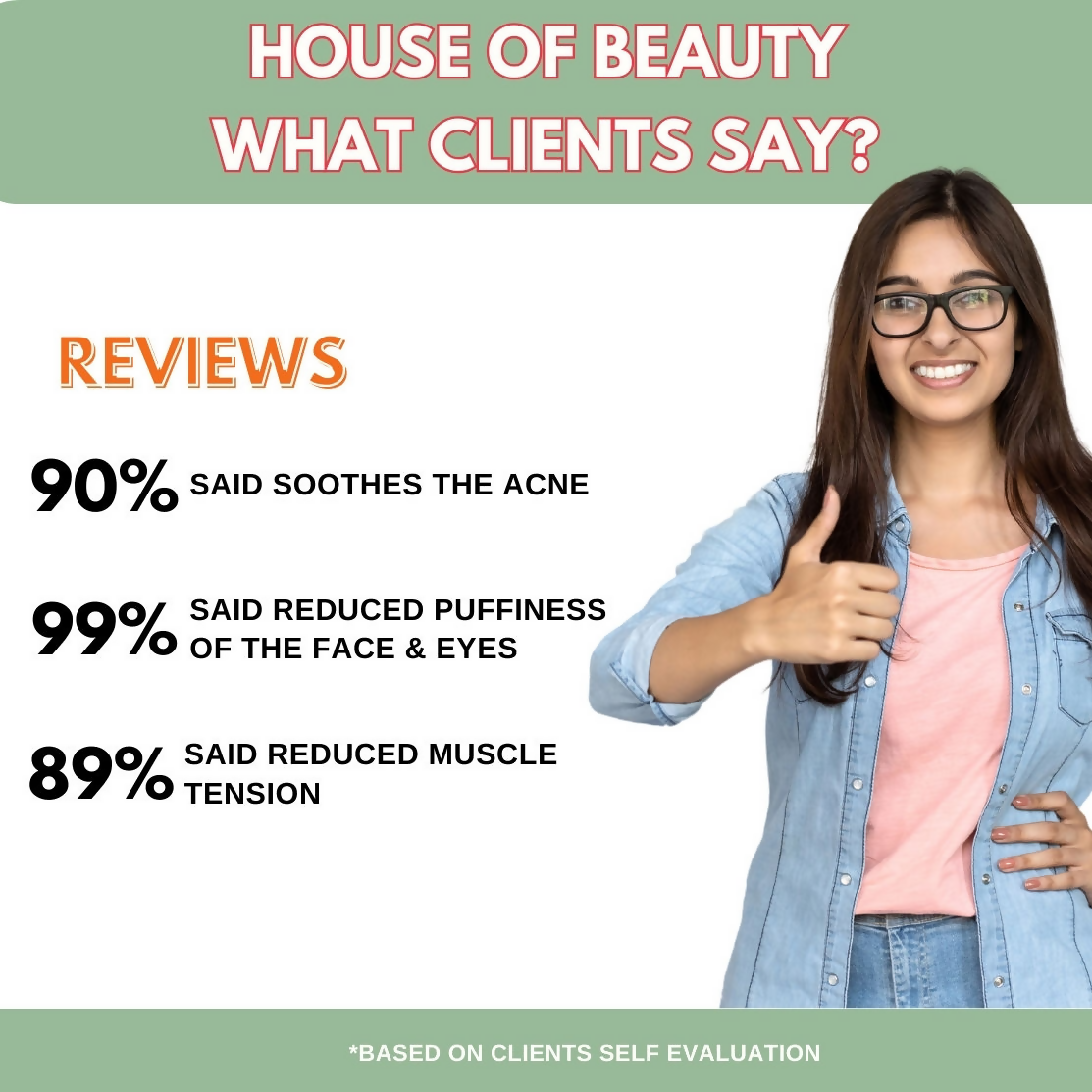 House of Beauty ICE Roller - Blue