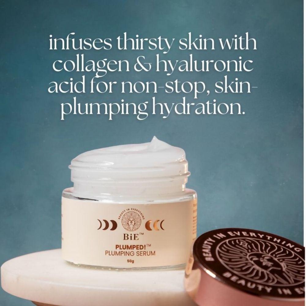 BiE Plumped Plumping Serum With Collagen Boosters, Stem Cells & Hyaluronic Acid For Hydration