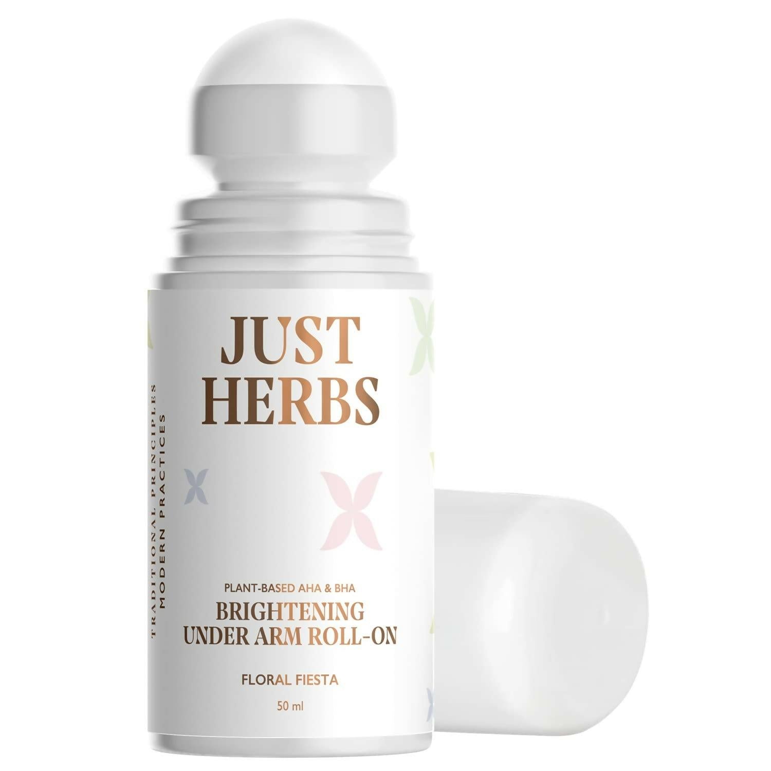 Just Herbs Under Arm Roll On For Women Floral Fiesta Long Lasting and Refreshing Women Deodorant