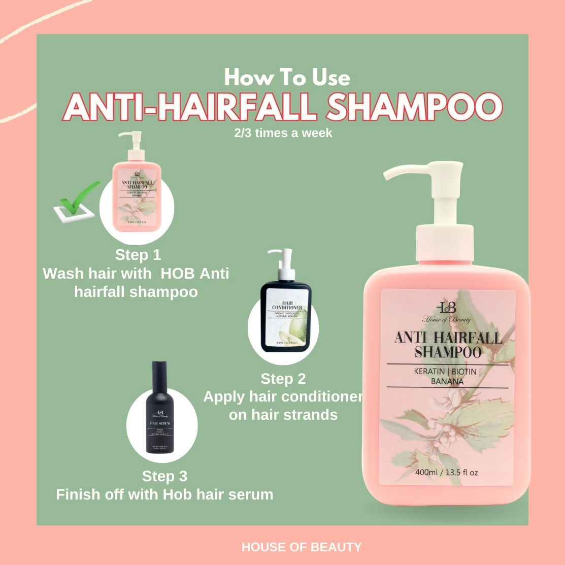 House of Beauty Anti Hairfall Shampoo