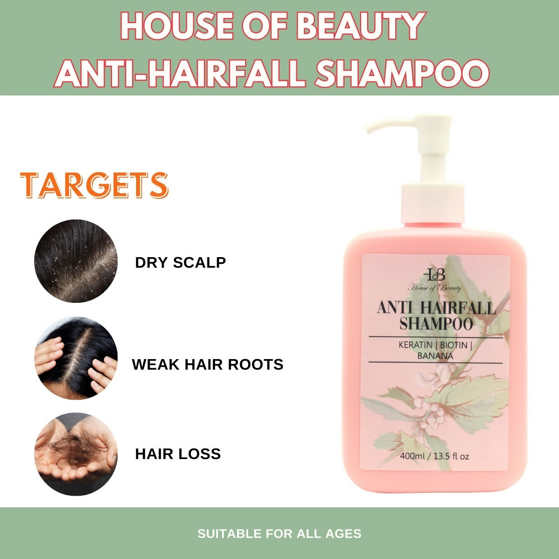 House of Beauty Anti Hairfall Shampoo
