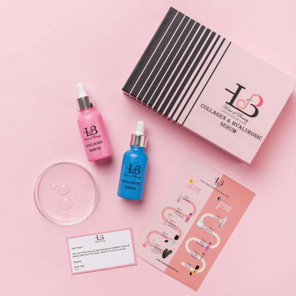 House of Beauty Am + Pm Pack - Collagen + Hyaluronic Serum