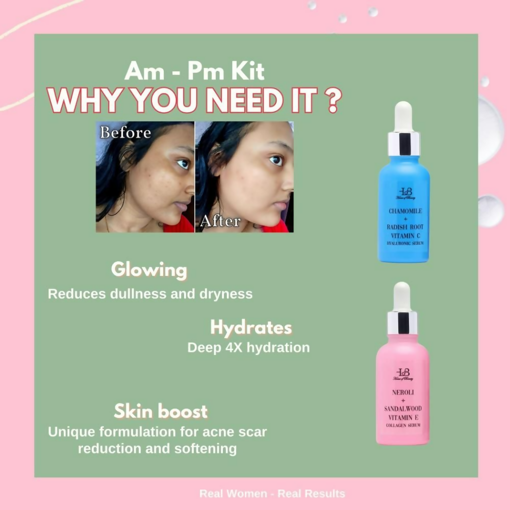 House of Beauty Am + Pm Pack - Collagen + Hyaluronic Serum