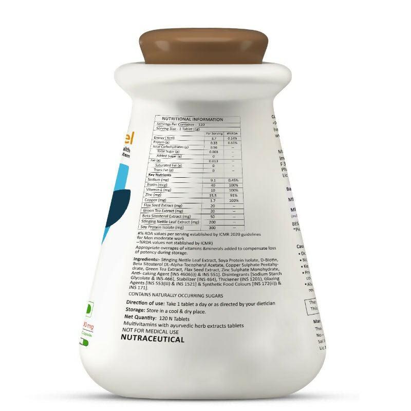 MyFitFuel DHT Blocker Tablets with Biotin & Zinc for Hair Fall Control