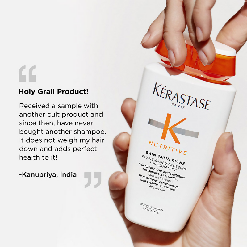 Kerastase Nutritive Riche Shampoo For Dry Hair With Proteins & Niacinamide Vegan