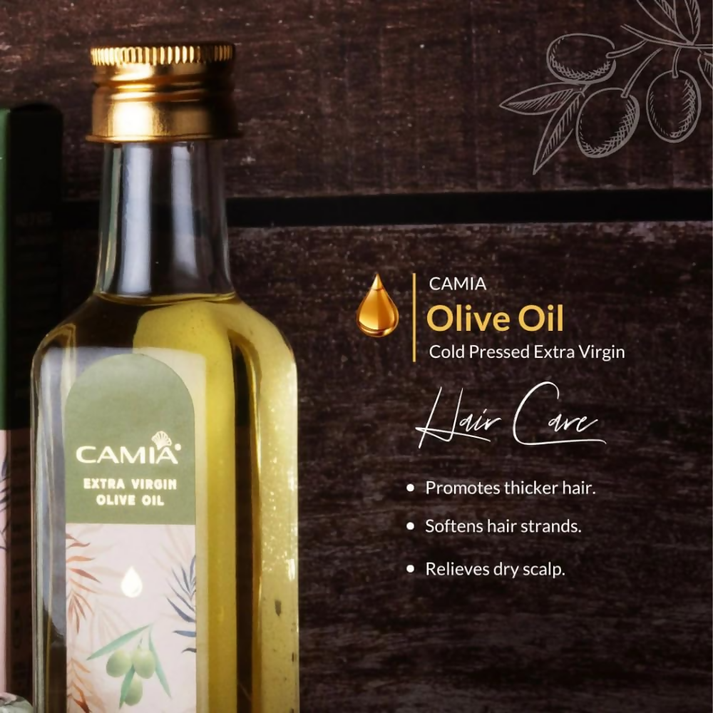 Camia Organic Cold Pressed Extra Virgin Olive Oil For Skin & Hair