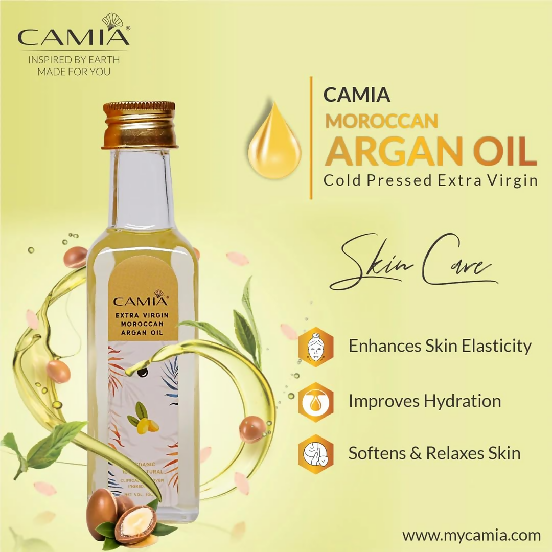 Camia Organic Moroccan Argan Oil For Skin & Hair