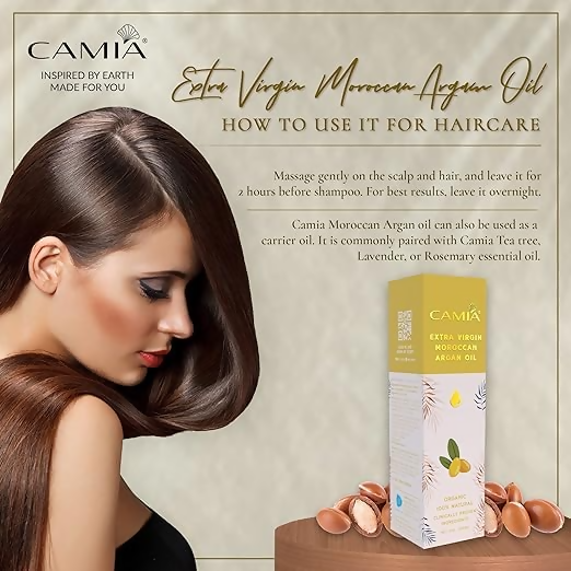 Camia Organic Moroccan Argan Oil For Skin & Hair