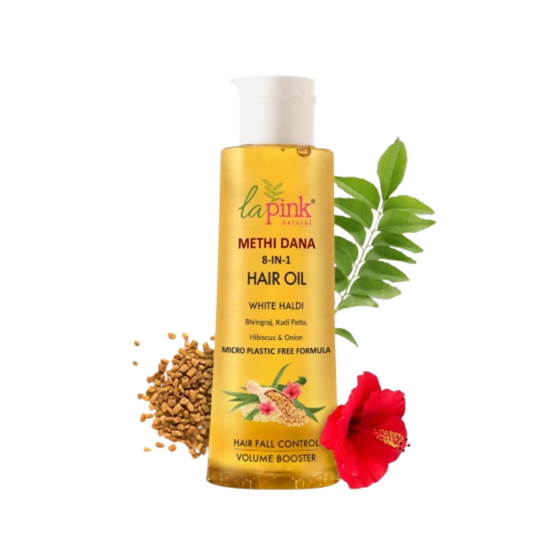 La Pink Methi Dana 8-in-1 Hair Growth Oil