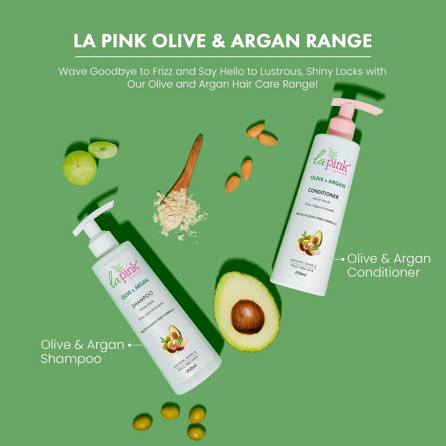 La Pink Olive & Argan Conditioner With Avocado