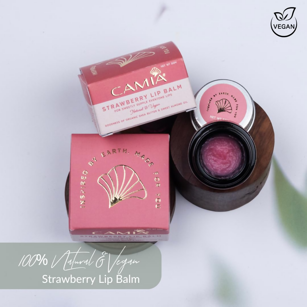 Camia Natural Strawberry Lip Balm