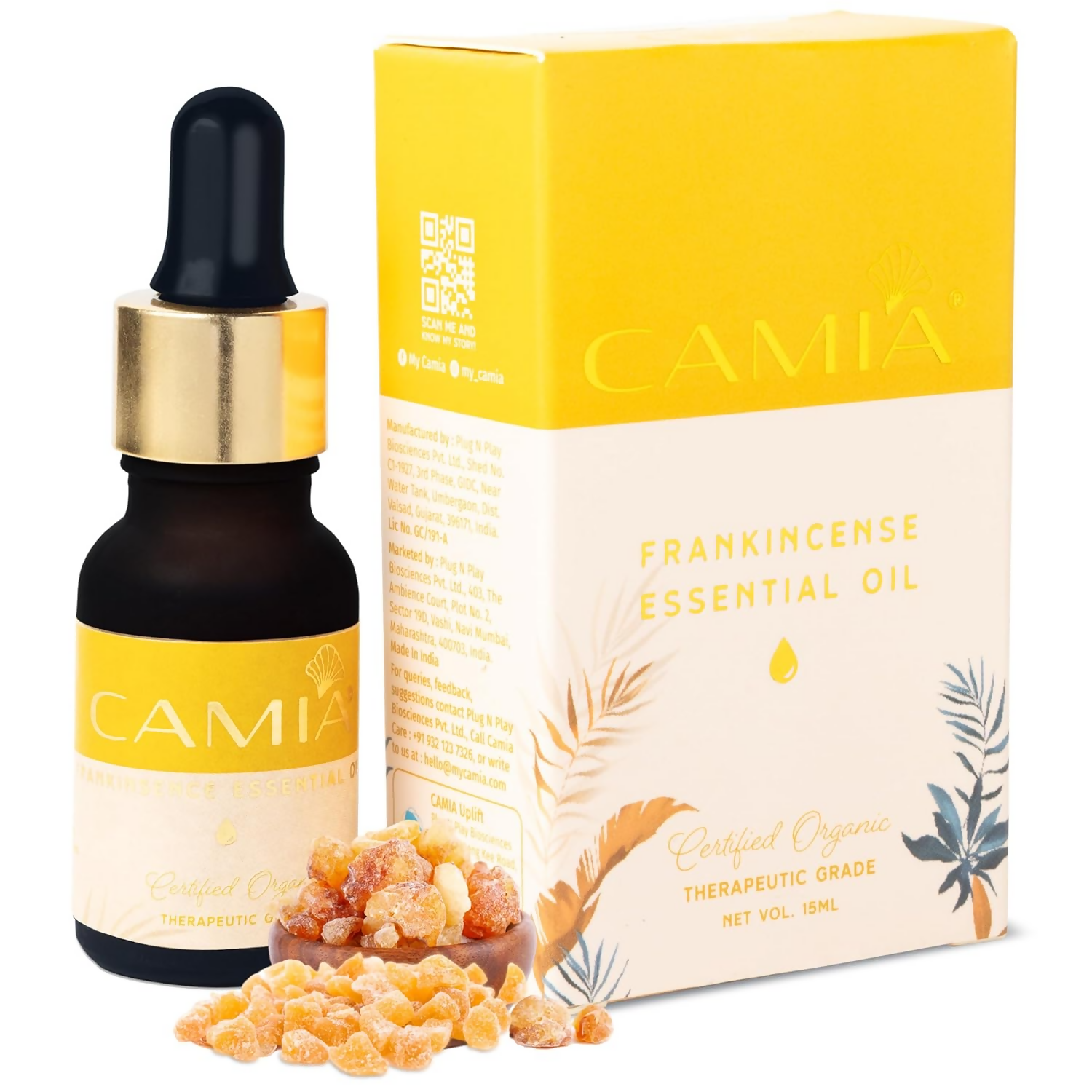 Camia Organic Frankincense Essential Oil