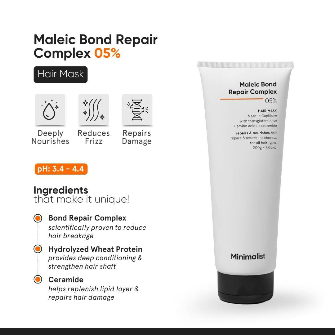 Minimalist Maleic Bond Repair Complex Shampoo & Conditioner Combo
